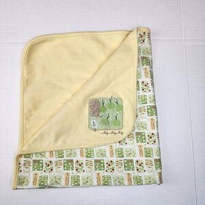 Gymboree Does Your Garden Grow vegetables blanket Yellow Green dig